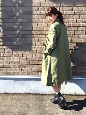 「NOISE MAKER（ノイズメーカー）のアイテム（ジャケット/アウター）」を使った、__Schanさん（レディース・167cm）の冬コーディネート
