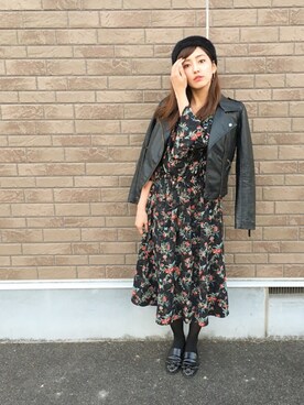 「NOISE MAKER（ノイズメーカー）のアイテム（ワンピース/ドレス）」を使った、__Schanさん（レディース・167cm）の冬コーディネート