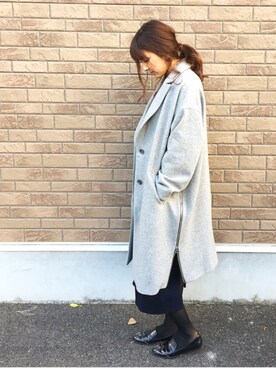 「NOISE MAKER（ノイズメーカー）のアイテム（その他アウター）」を使った、__Schanさん（レディース・167cm）の冬コーディネート