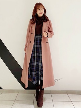 「31 Sons de mode（トランテアン　ソン　ドゥ　モード）のアイテム（その他アウター）」を使った、31sdmpressさん（レディース・158cm）の冬コーディネート
