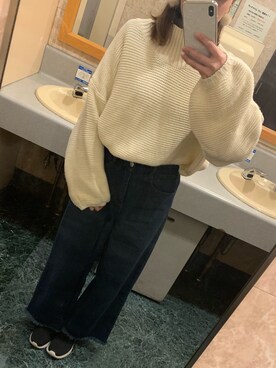 「ショッピング」｜「アイテム（キャップ）」を使った、äさん（レディース・151cm）の秋コーディネート