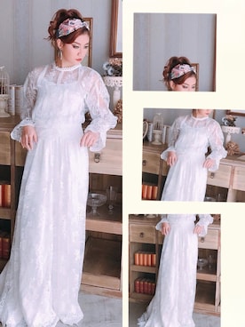 「自有品牌のアイテム（ヘアバンド、その他）」を使った、一米五小隻女さん（レディース・152cm）の秋コーディネート