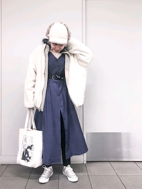 ナオコさん（レディース・155cm）の冬コーディネート