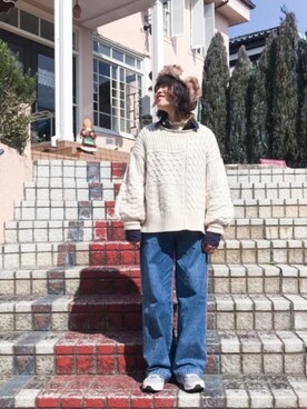 ナオコさん（レディース・155cm）の冬コーディネート