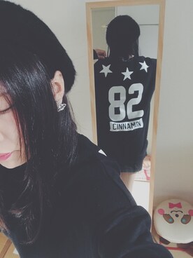 「アイテム（ピアス（両耳用））」を使った、えぬさん（レディース・156cm・20代）の秋コーディネート