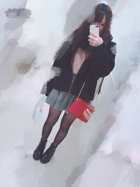 「MichaelKors」｜「アイテム（ブルゾン）」を使った、えぬさん（レディース・156cm）の冬コーディネート