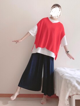 「ハデ色」｜絹衣さん（レディース・165cm）の秋コーディネート