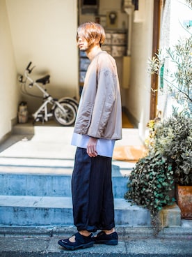 「theSakaki」｜KEN MATSUMOTO さん（メンズ・178cm）の春コーディネート