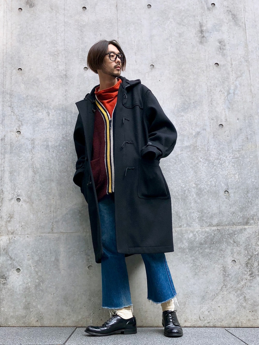 AURALEE グレー ダッフルコート SHIPS（シップス）の「AURALEE(オーラリー): HEAVY MELTON DUFFLE COAT