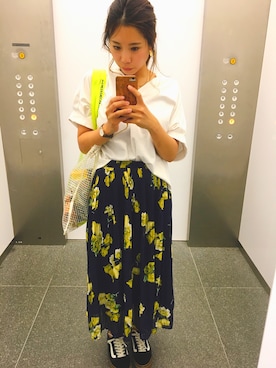 「WEEKEND(ER)（ウィークエンダー）のアイテム」を使った、みーちゃんさん（レディース・157cm）の夏コーディネート