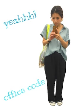 「WEEKEND(ER)（ウィークエンダー）のアイテム」を使った、みーちゃんさん（レディース・157cm）の夏コーディネート