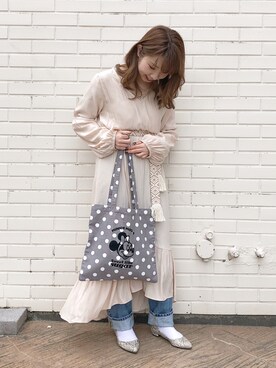 「ACCOMMODE（アコモデ）のアイテム（バッグ）」を使った、Mizuho.Mさん（レディース・151cm）の冬コーディネート