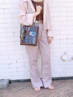 「ACCOMMODE（アコモデ）のアイテム」を使った、Mizuho.Mさん（レディース・151cm）の夏コーディネート