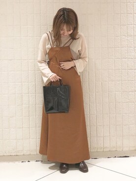 「ACCOMMODE（アコモデ）のアイテム」を使った、Mizuho.Mさん（レディース・151cm）の秋コーディネート