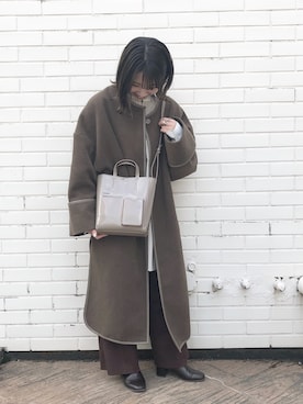 「ACCOMMODE（アコモデ）のアイテム」を使った、Mizuho.Mさん（レディース・151cm）の冬コーディネート