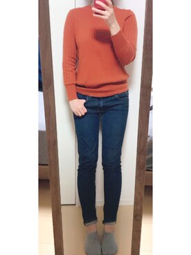 ゆみこさん（レディース・157cm）の秋コーディネート