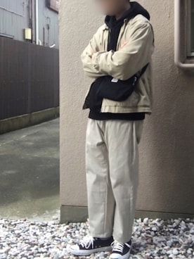 「hellolulu(ハロルル)のアイテム」を使った、beanさん(メンズ・176cm)の春コーディネート