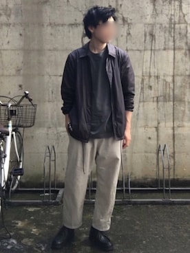 「KLEMAN（クレマン）の＜KLEMAN＞ PADRE/シューズ（モカシン/デッキシューズ）」を使った、beanさん（メンズ・176cm）の夏コーディネート