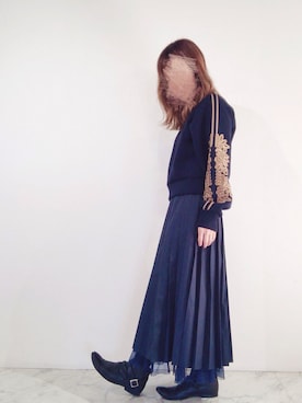 「LOKITHO（ロキト）のアイテム」を使った、タイラさん（レディース・152cm）の冬コーディネート