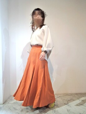 「B7（ベーセッツ）のアイテム」を使った、タイラさん（レディース・152cm）の春コーディネート