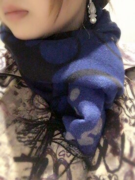 「アイテム（イヤリング）」を使った、山藤さん（レディース・155cm・20代）の冬コーディネート
