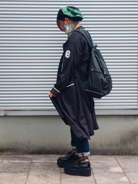 「アイテム（シャツワンピース）」を使った、山藤さん（レディース・155cm・20代）の春コーディネート