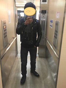 TJさん（メンズ・165cm）の冬コーディネート