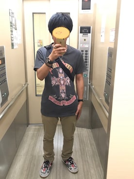 「LAST LIBERTY（ラストリバティ）のアイテム」を使った、TJさん（メンズ・165cm）の夏コーディネート