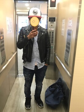 「VOLCOM」｜「アイテム（ジャケット/アウター）」を使った、TJさん（メンズ・165cm）の春コーディネート