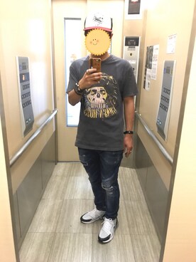 「VOLCOM」｜「アイテム（アクセサリー）」を使った、TJさん（メンズ・165cm）の春コーディネート