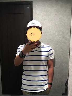 「VOLCOM」｜「アイテム（アクセサリー）」を使った、TJさん（メンズ・165cm）の夏コーディネート