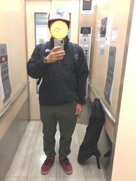 「VOLCOM」｜「アイテム（ジャケット/アウター）」を使った、TJさん（メンズ・165cm）の秋コーディネート