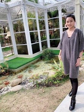 「lady」｜「アイテム（腕時計）」を使った、CHIUさん（レディース・164cm）の冬コーディネート