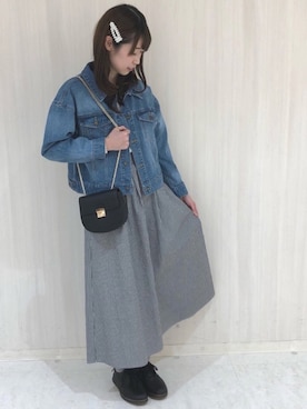 「Green　Parks（グリーンパークス）のアイテム（ジャケット/アウター）」を使った、hasumin🐱さん（レディース・167cm）の冬コーディネート