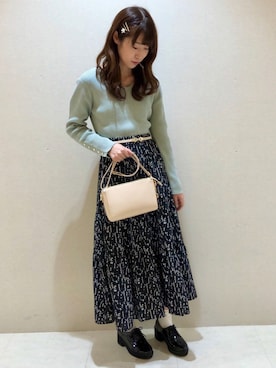 「Sugar spoon（シュガースプーン）のアイテム」を使った、hasumin🐱さん（レディース・167cm）の春コーディネート