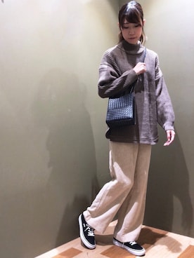 「Sugar spoon（シュガースプーン）のアイテム」を使った、hasumin🐱さん（レディース・167cm）の秋コーディネート