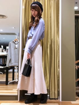 「ELENCARE DUE（エレンカーレデュエ）のアイテム」を使った、hasumin🐱さん（レディース・167cm）の冬コーディネート