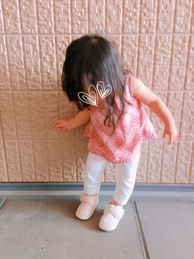 「ミニコーデ」｜saさん（キッズ・70cm）の夏コーディネート