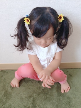 「ミニコーデ」｜saさん（キッズ・70cm）の夏コーディネート