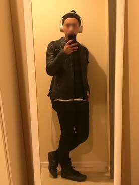 supponさん（メンズ・167cm）の冬コーディネート