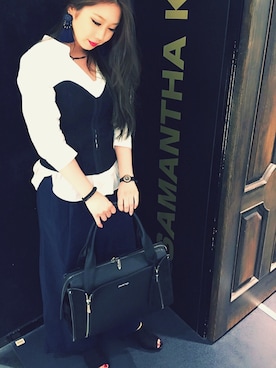 【美品コラボ】SAMANTHA KINGZ× DRESSCAMP ボストンバッグ 美品コラボ】SAMANTHA KINGZ× DRESSCAMP ボストンバッグ