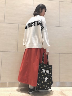「CONVERSE TOKYO（コンバーストウキョウ）のアイテム」を使った、risaさん（レディース・162cm）の冬コーディネート