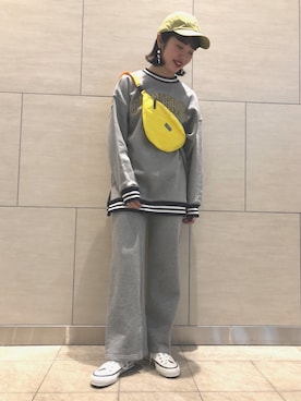 「CONVERSE TOKYO（コンバーストウキョウ）のアイテム（帽子）」を使った、risaさん（レディース・162cm）の冬コーディネート