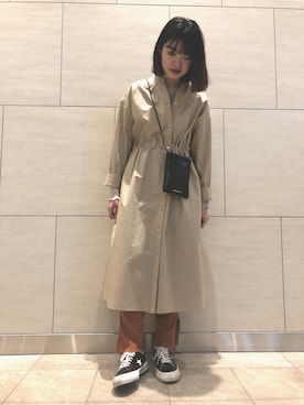 「CONVERSE TOKYO（コンバーストウキョウ）のアイテム」を使った、risaさん（レディース・162cm）の春コーディネート