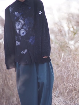 「はらぺこ商店」｜ざっきぃさん（メンズ・172cm）の冬コーディネート
