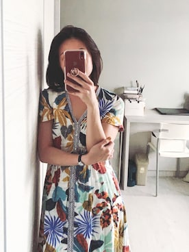 「ESPRIT（エスプリ）のアイテム（ワンピース/ドレス）」を使った、vzciouslyさん（レディース・158cm）の秋コーディネート