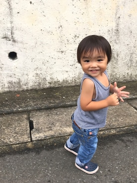 aoさん（キッズ・80cm）の夏コーディネート