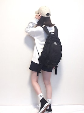 「newhattan（ニューハッタン）のアイテム」を使った、karimeroさん（レディース・152cm）の春コーディネート