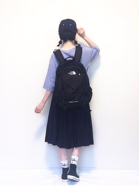 「Crisp（クリスプ）のアイテム（帽子）」を使った、karimeroさん（レディース・152cm）の夏コーディネート