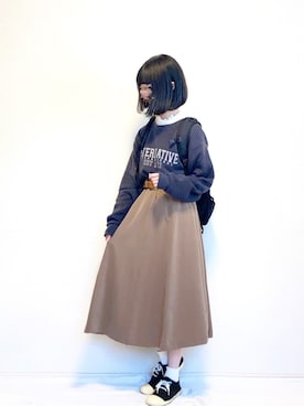 karimeroさん（レディース・152cm）の秋コーディネート